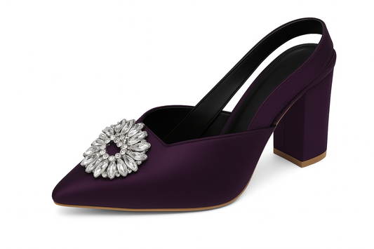 Royal Amethyst Crystal Embellished